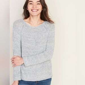 Old Navy relaxed boat neck light  sweater